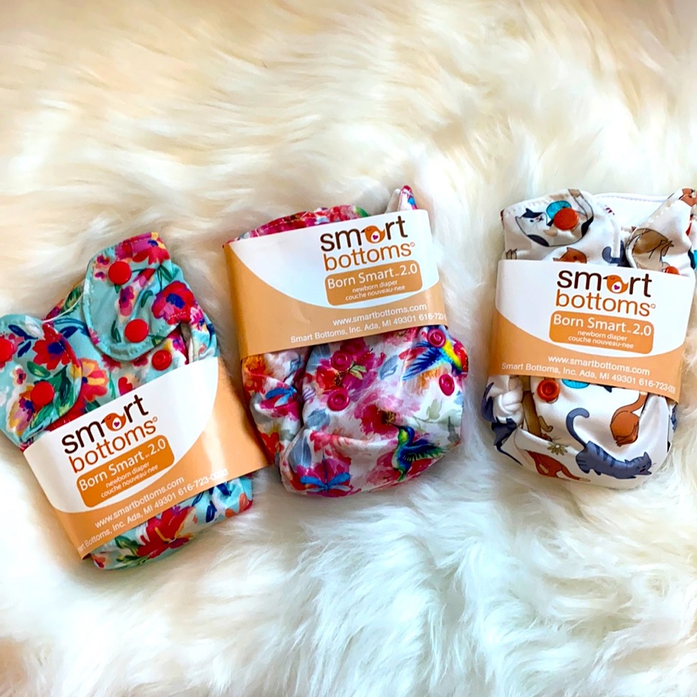 Brand new smart bottom reusable diapers